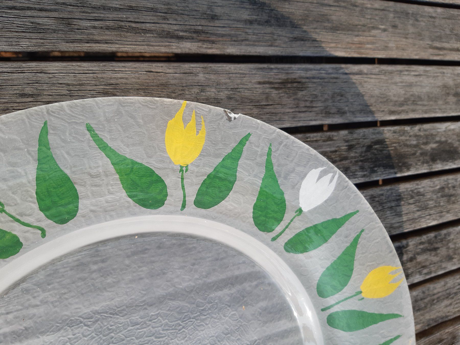Ciotole: Glass Decorated Fruit Bowl – Usato da Rieden AG venduto da Werkstattlaedeli 2