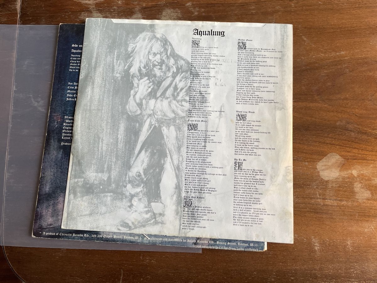 Dischi in vinile: Jethro Tull - Aqualung - LP – Usato da Bern venduto da rxbenx 3