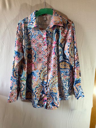 Schöne farbenfrohe Bluse von Zebra Gr. S