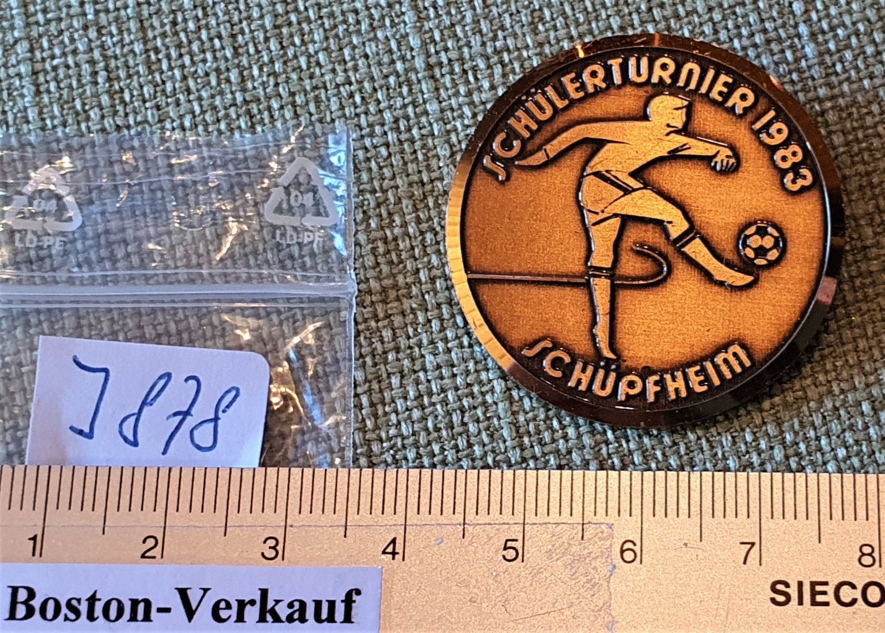 Medaglie: J878 - Schülerturnier 1983 Schüpfheim – Usato da Reinach BL venduto da Boston-Verkauf 2