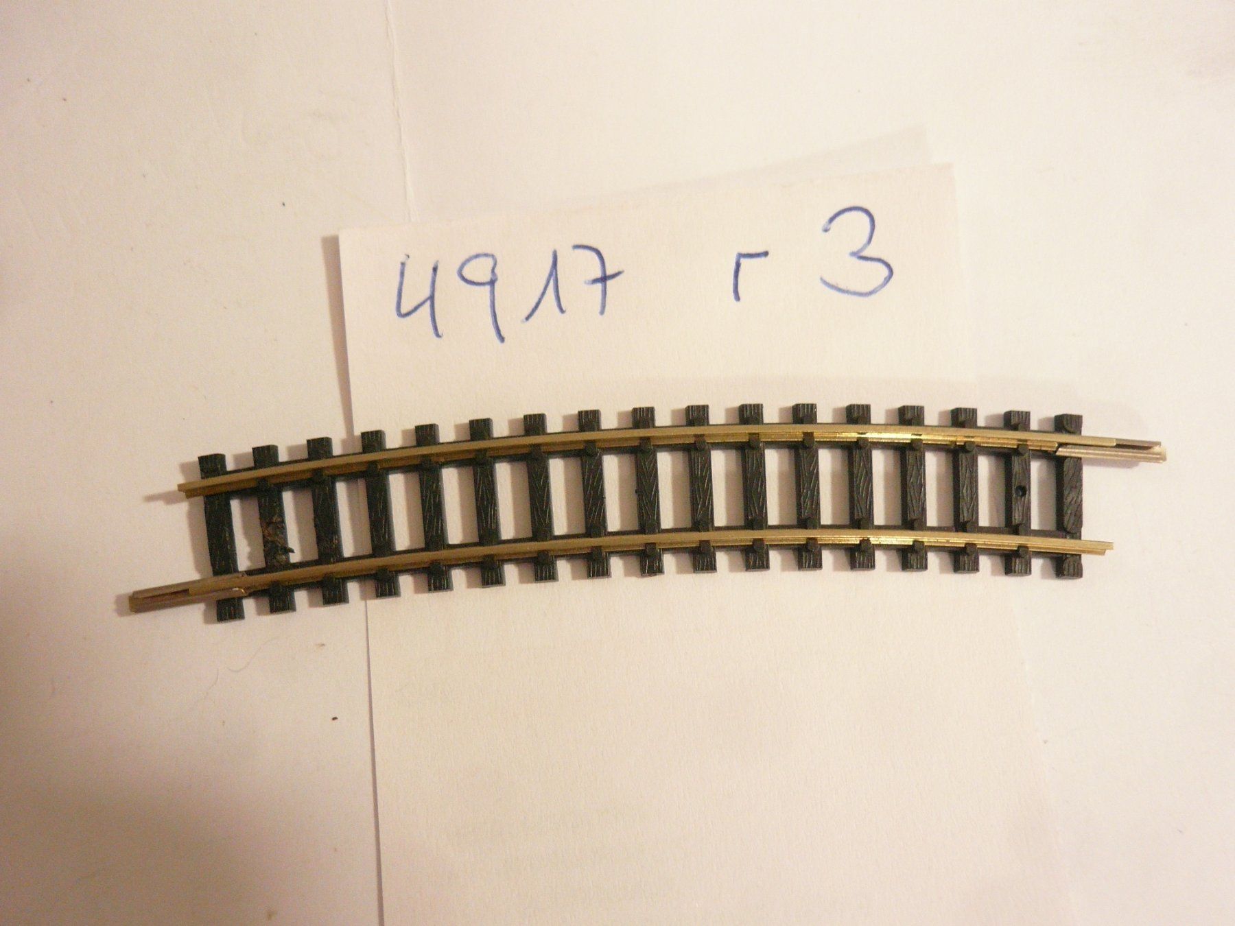 Trix Modellini di ferrovie: MINITRIX GEBOGENES GLEIS 4917 = r 3 NEUWERTIG ODER NEU – Nuovo (secondo la descrizione) da Pfaffnau venduto da nolff