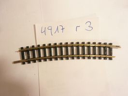 MINITRIX GEBOGENES GLEIS 4917 = r 3 NEUWERTIG ODER NEU