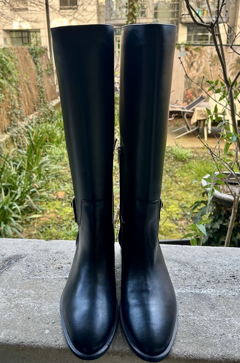 Globus Damenschuhe: Bottes cuir noires taille 40 Globus – Neu und originalverpackt aus Genève von MyPrivateDressing 5