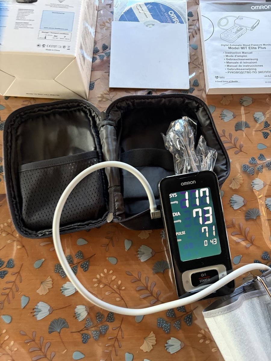 Omron Misurare: Omron MIT Elite Plus misuratore pressione – Usato da Giubiasco venduto da sc-77 2