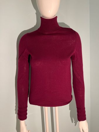 Jil Sander Designer-Damen-Rollkragenpullover violett