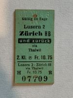SBB Edmondson Karton Billett 1946