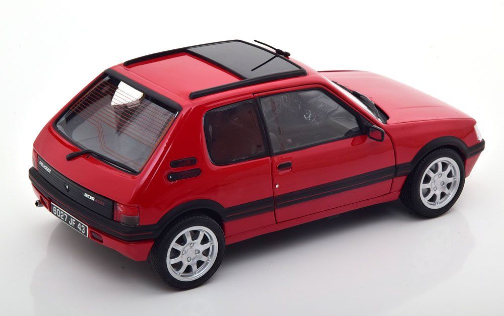 Peugeot 205 GTI mit PTS Rims 1991 rot 1/18 Norev NEUHEIT | Acheter sur ...