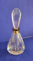 Grosser Flacon massiv Vintage  H 22 cm  Kristallglas 723 gr