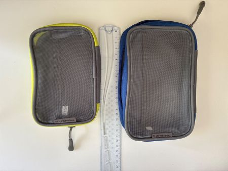 Travelon Packtaschen Set blau gelb gebraucht Zustand