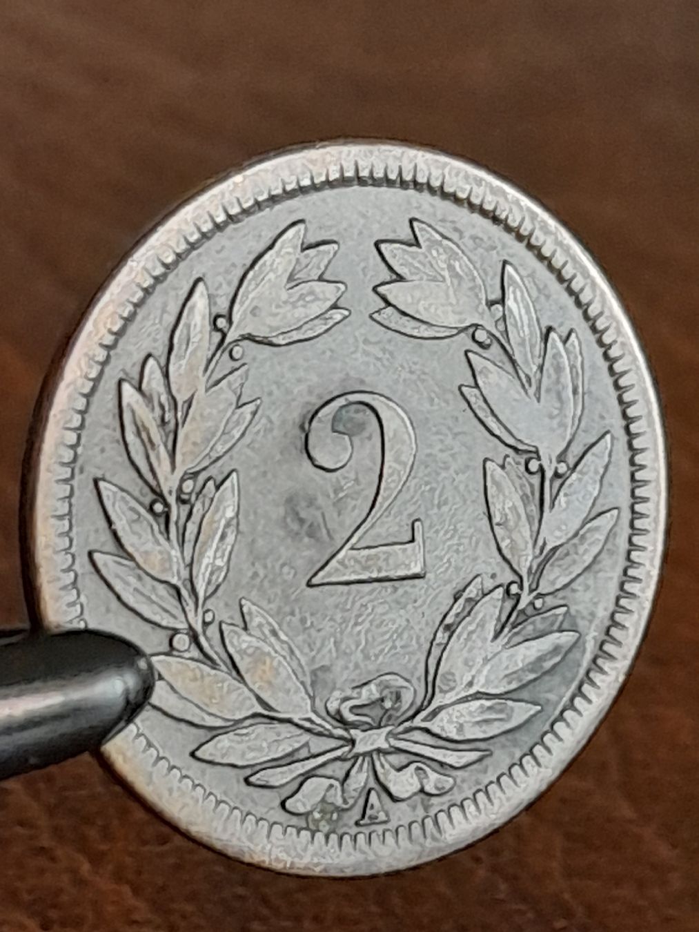 Alle Münzen: 2 Rappen 1851 A – Gebraucht aus Basel von Basel_20 3