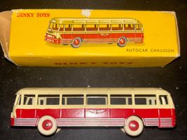 Dinky Toys Autocar Chausson Boite Jouet vintage avec emba...