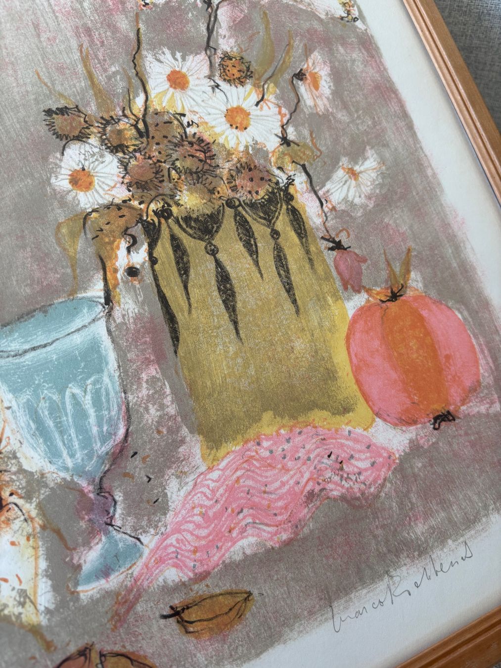 Grafica & Litografie: Swiss Marco Richterich framed lithograph – Usato da Steinhausen venduto da Smitten_Vintage 4