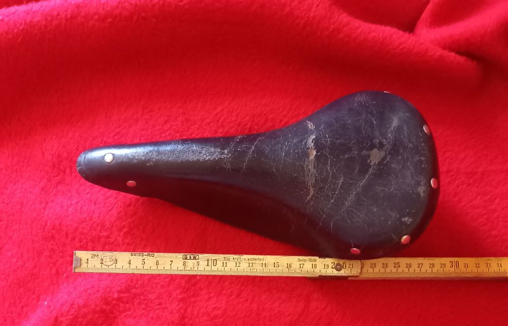 Selle Vélo Vintage Gallet 30 – Made In France – Pour Pièces Ou Resto – État 7/10