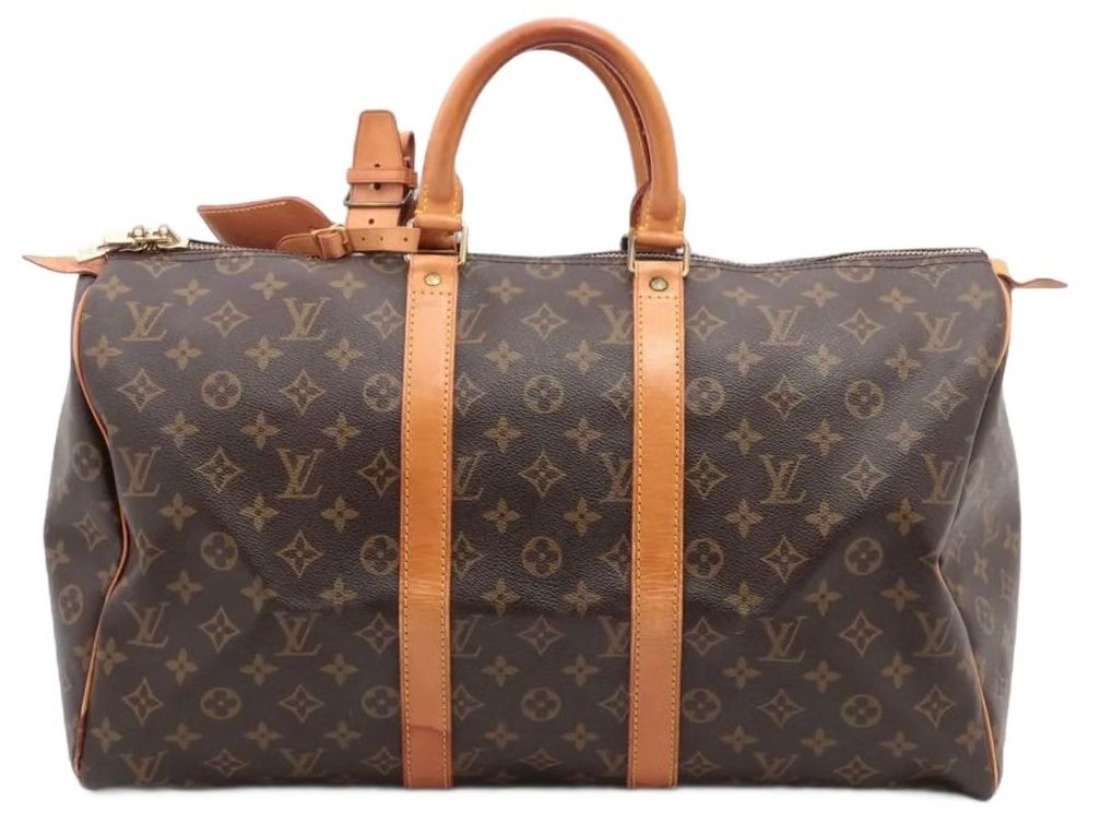 Louis Vuitton Borse: Louis Vuitton Keepall 45 Monogram Braun - top Zustand – Usato da Flawil venduto da HeritageAtelier
