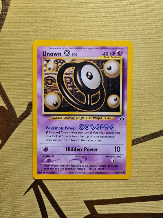 Neo Discovery - Unown O (Gebraucht) in Bellinzona für CHF 1 – mit ...