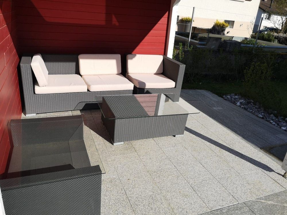 Rattan Sitzgruppe, kaum gebraucht Kaufen auf Ricardo