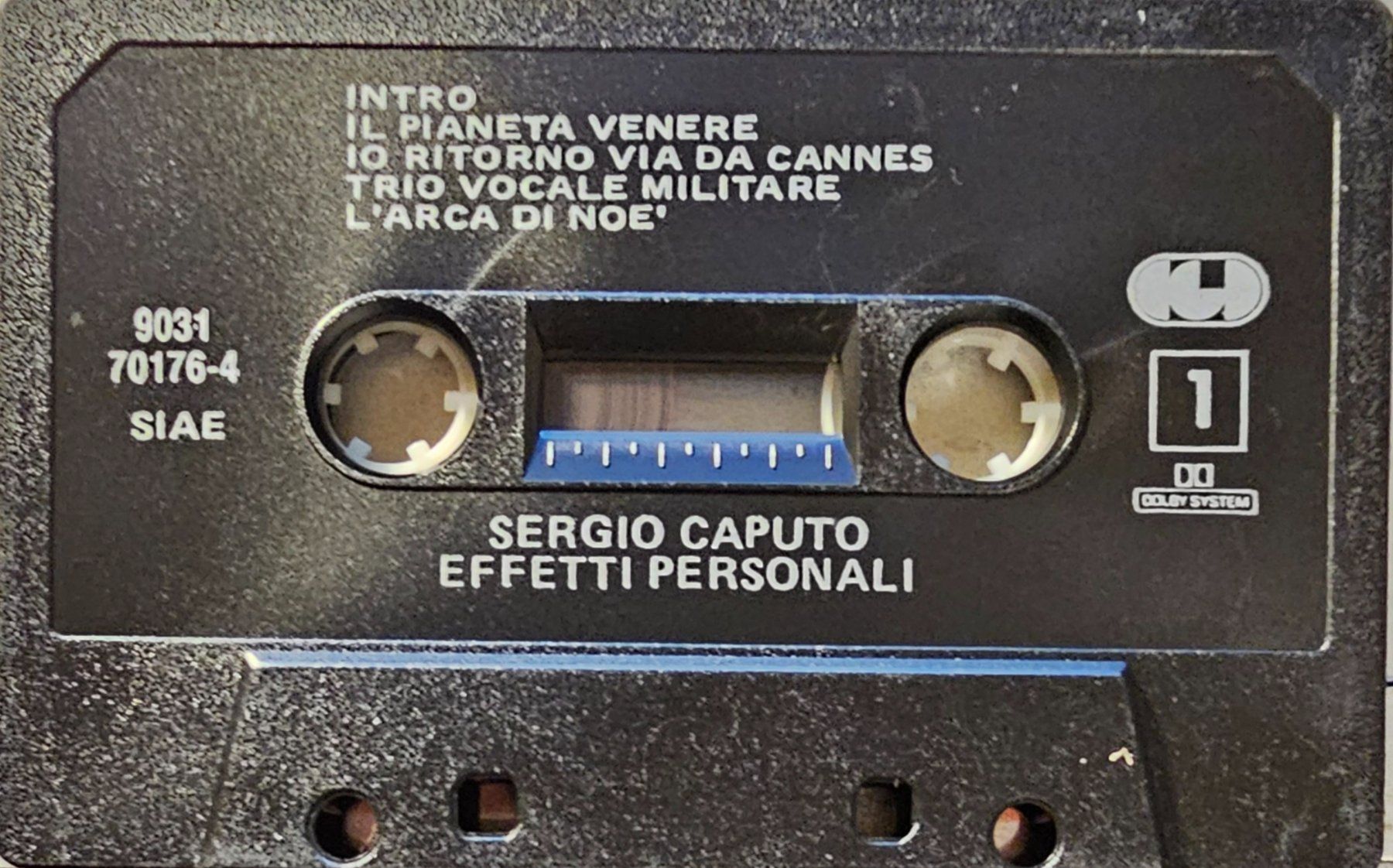Musicassette: MC - Sergio Caputo - Effetti Personali – Usato da Wahlen b. Laufen venduto da Cg10 2