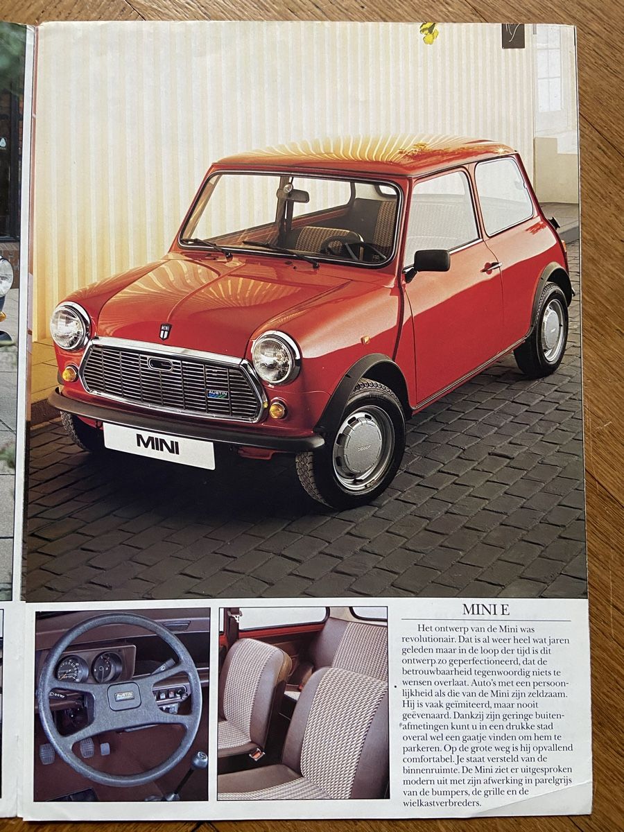 Mini Dokumente: Original Mini Prospekt 1987, Rarität! – Gebraucht aus Langenthal von Andreasdavidk 3