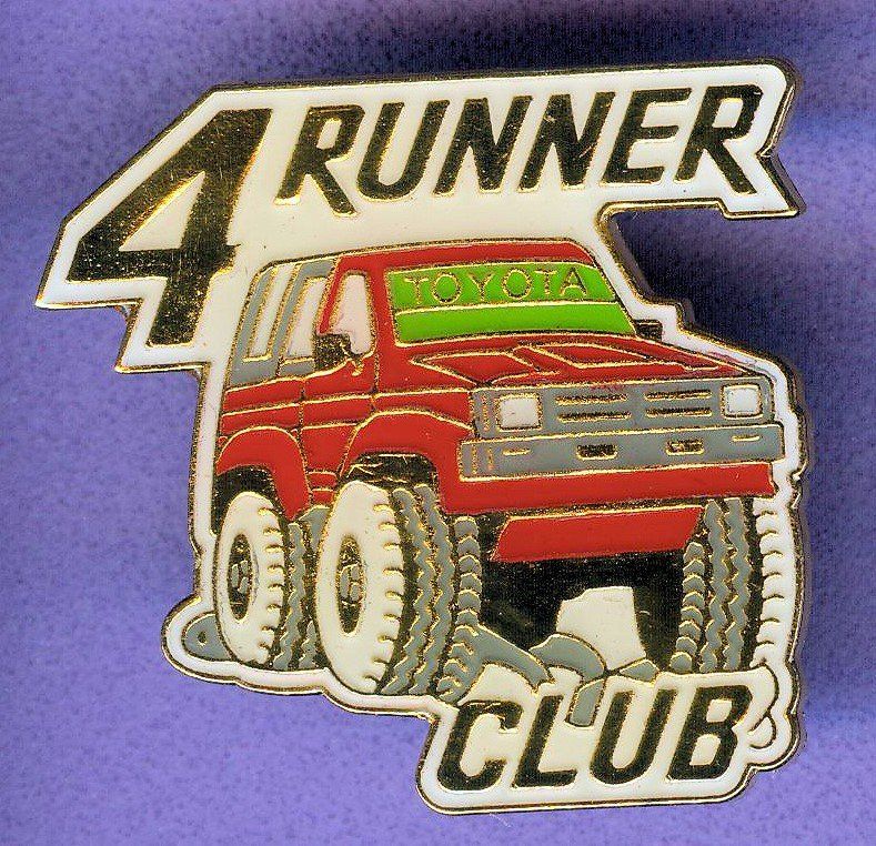Toyota Placchette & Badge: Toyota   4 RUNNER CLUB – Usato da Winterthur venduto da Sammleroase