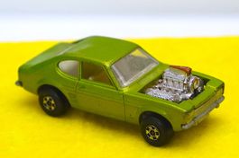 VINTAGE FORD CAPRI VON LESNEY MATCHBOX  VON 1973 GANZ METALL