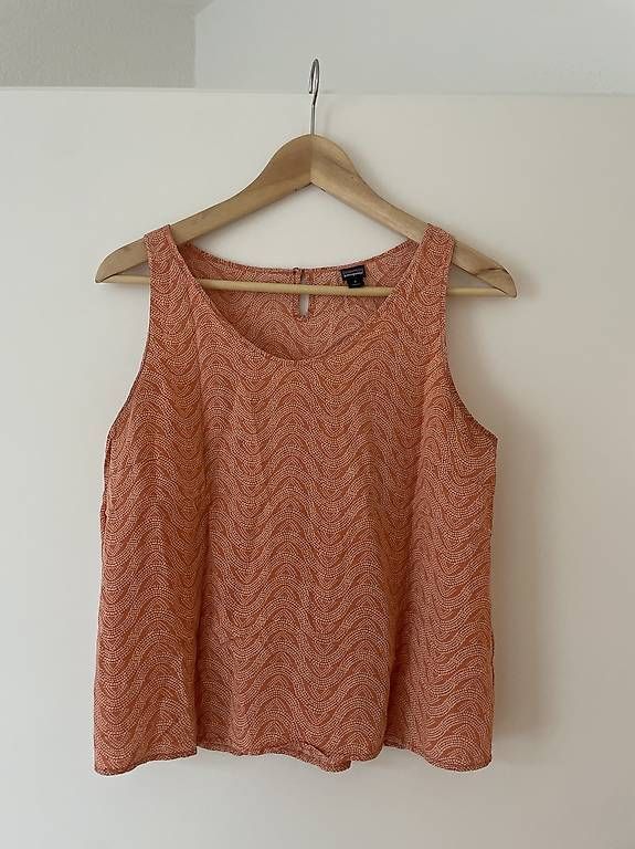 Camicette: Patagonia Damen Bluse - Orange gemustert – Usato da Biel/Bienne venduto da ker_5tly