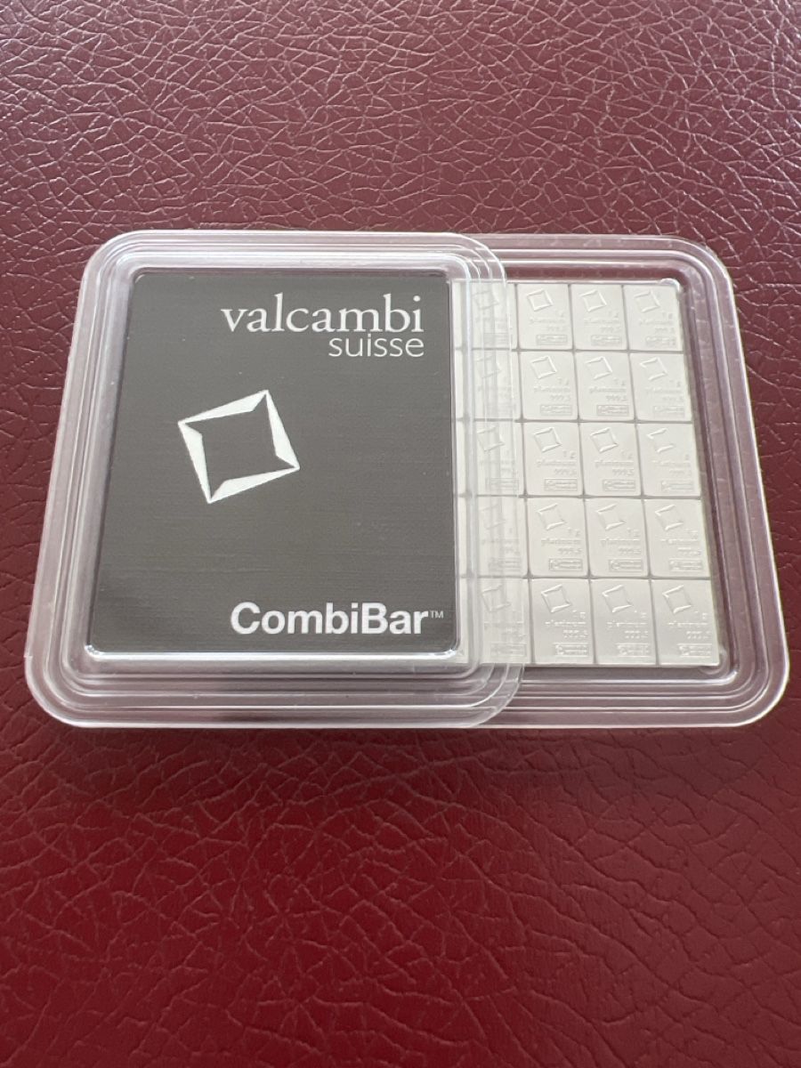 Métaux précieux: Combibar 50x1 gr Platin valcambi – D'occasion à Dietwil par Colonia1