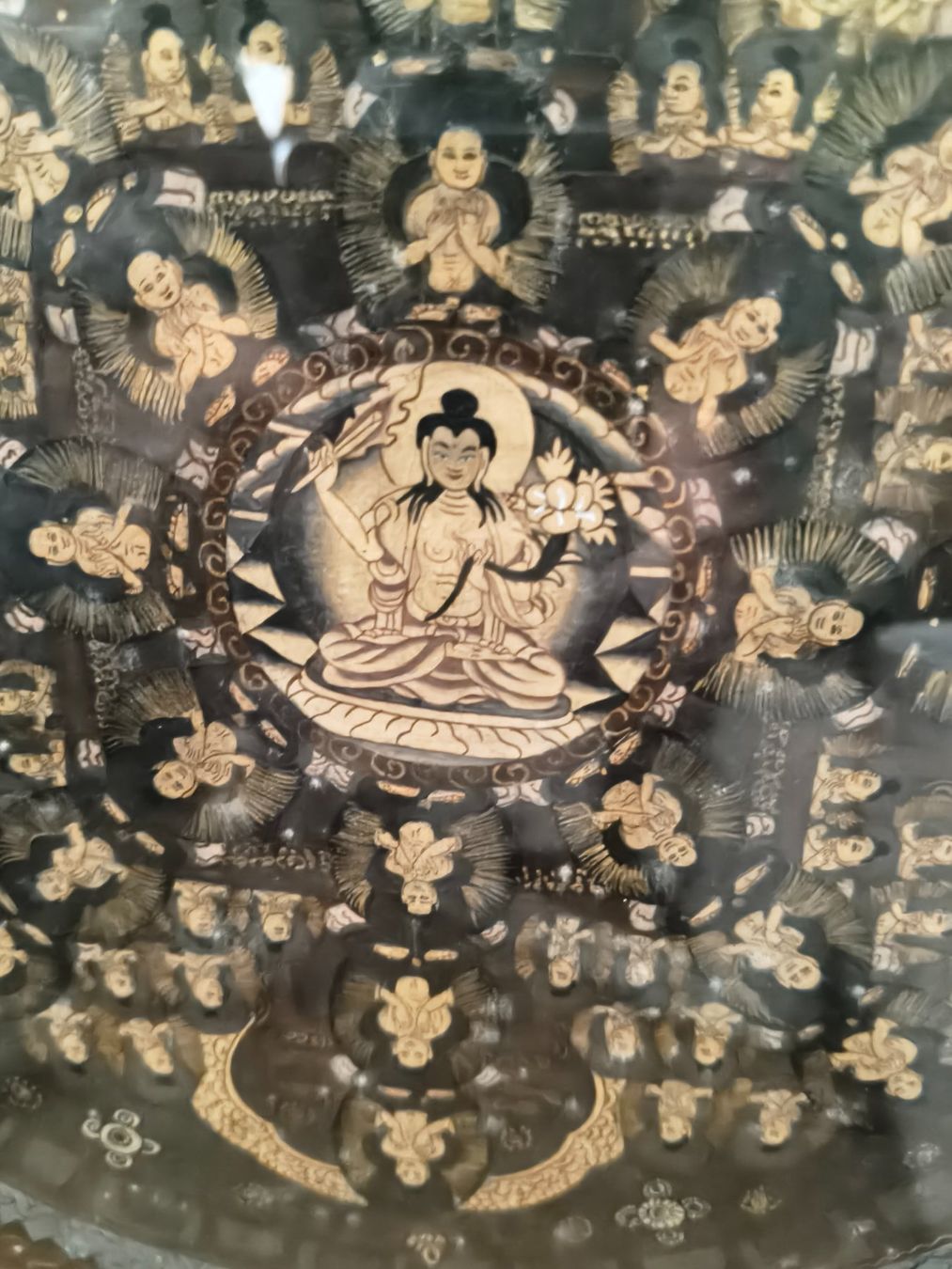 Poster & Bilder: Tibetische Thangka . Bild gerahmt – Gebraucht aus chur von monita07 2