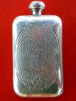 Jugendstil Sheffield Pewter Craft Company England - Flask