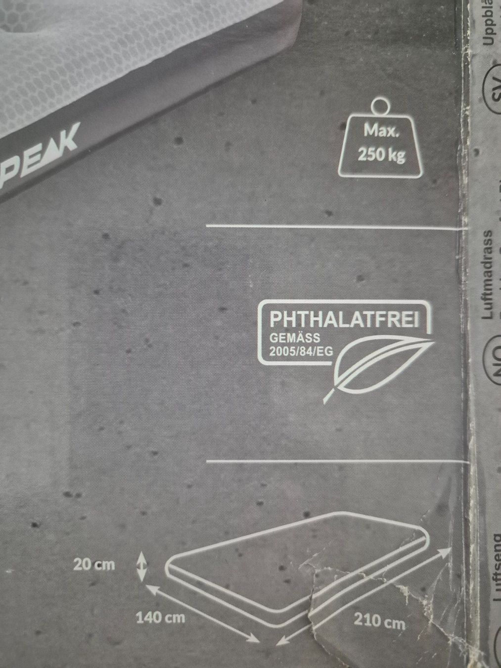 Matelas: Luftbett Comfort (High Peak) – D'occasion à Olten par NaSch 4