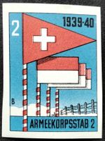 Soldatenmarke 2.WK, Stab 2. Armeekorps, geschn, Wi Kdo 15-2