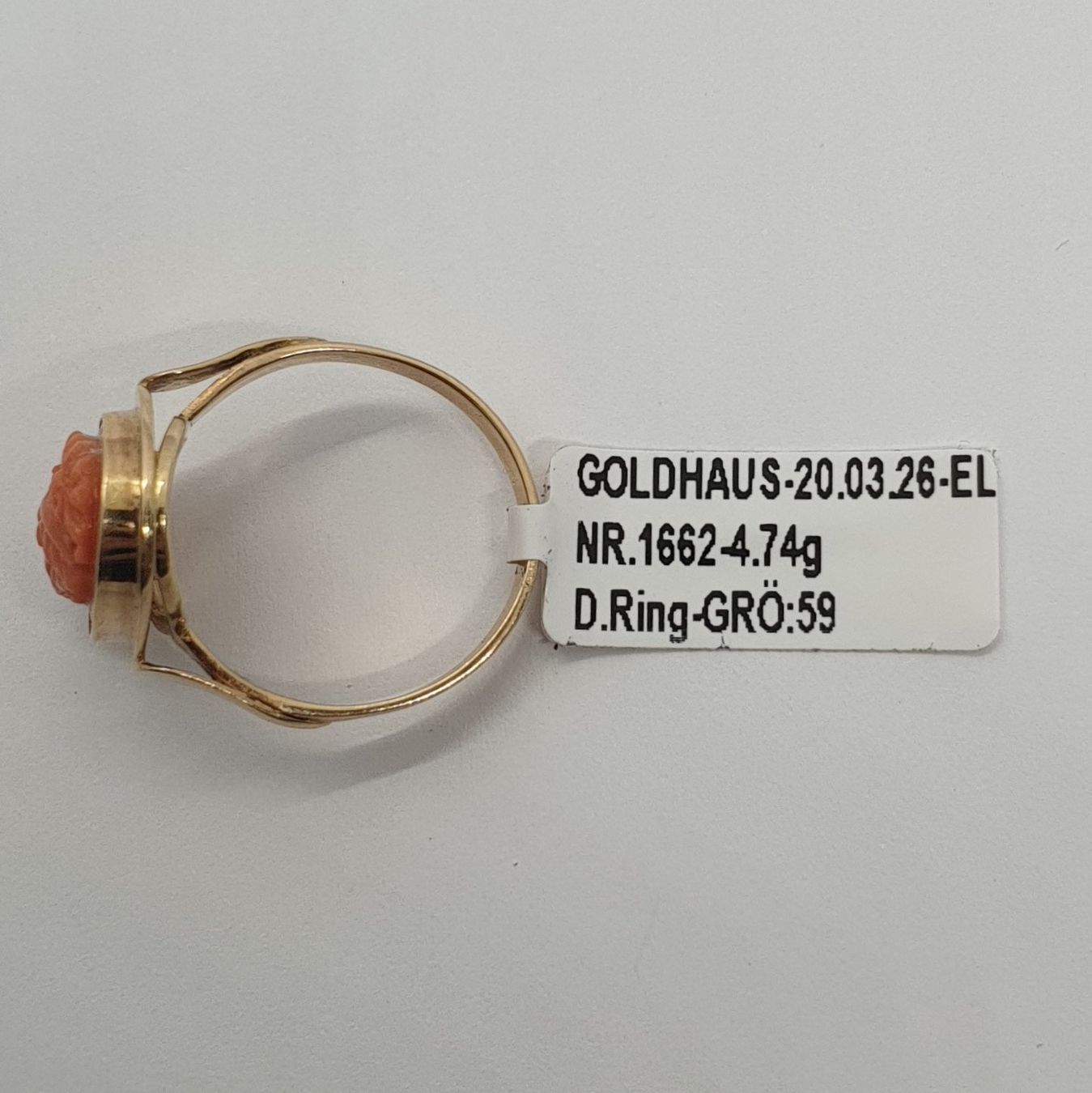 Anelli: Echt 14K Gold Ring – Usato da Luzern venduto da Goldhaus-Luzern 4