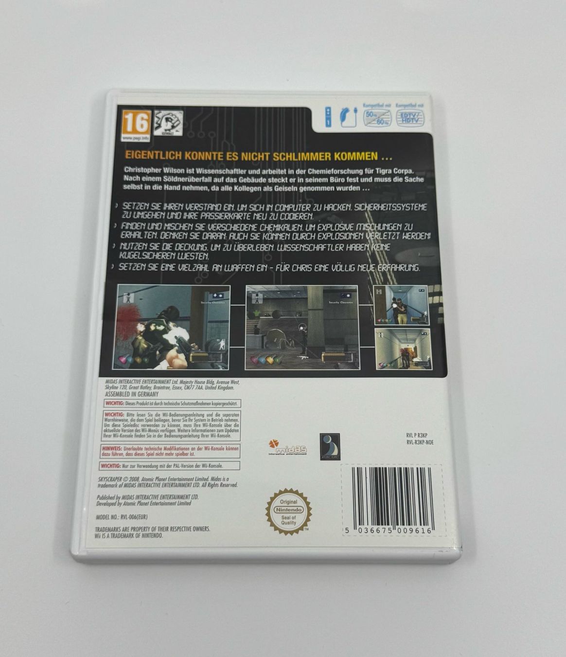 Giochi: Skyscraper mit Wii Gun (Wii) – Usato da Herisau venduto da Seyashop1 2