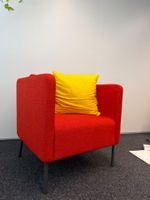 Roter Ikea Stuhl / Sessel