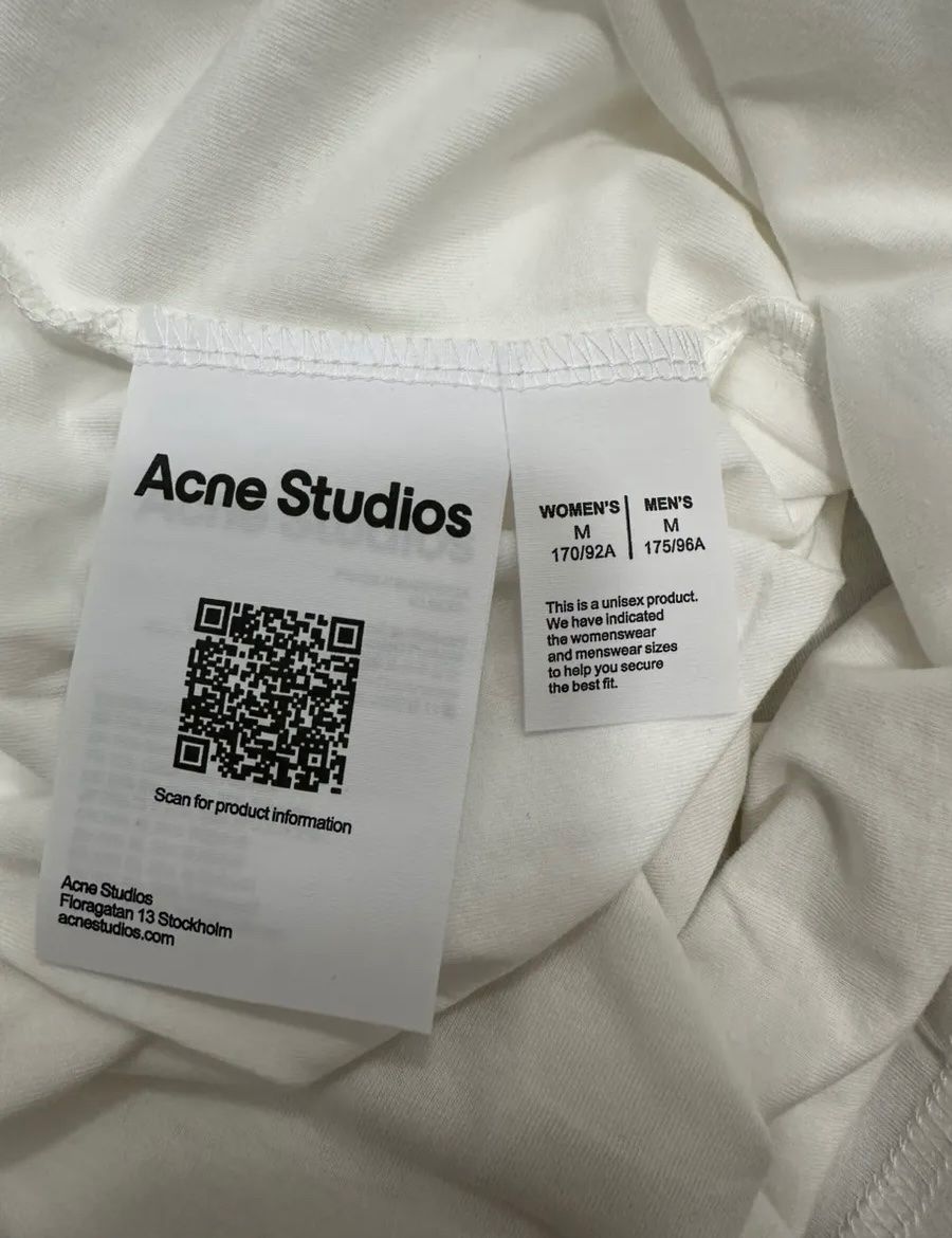 Acne Studios T-shirts: Acne Studios Longsleeve Gr. M, weiss – Neuf (Voir description) à Triesen par atos87 3