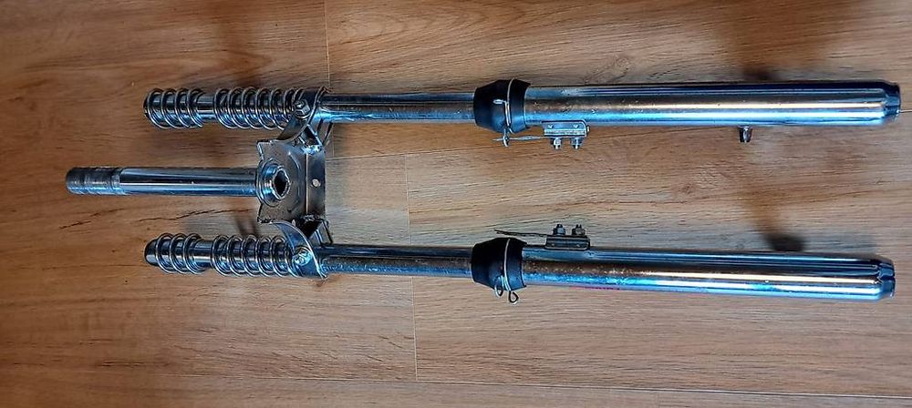 Gabel Komplett Schwarz Passend Für Puch Maxi Mofa Moped