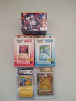 Pokémon Karten Set inkl. Box und 2 Karten gradet