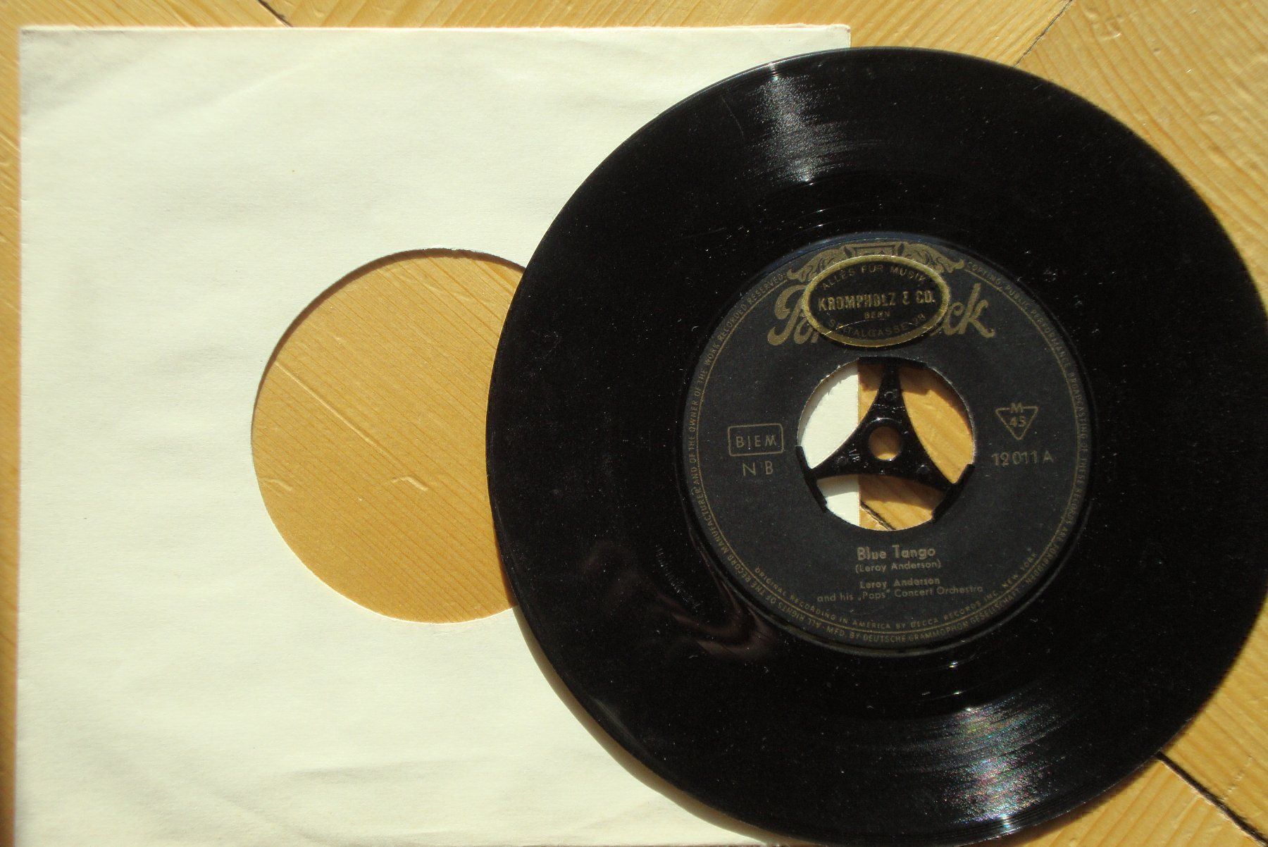 Dischi in vinile: LEROY ANDERSON - BLUE TANGO – Usato da Bern venduto da Uli_10_11
