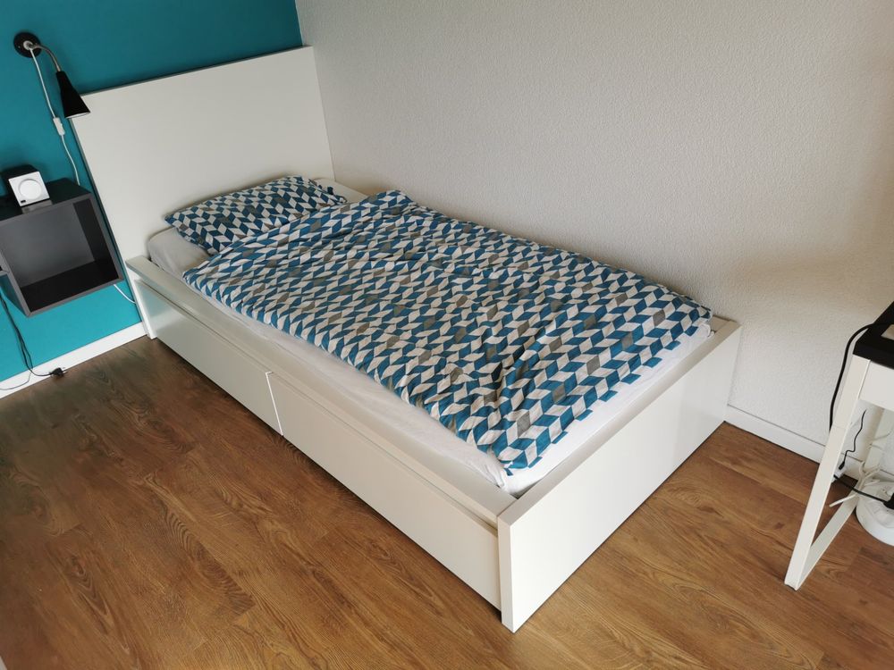 Bett Komplett 90x200 IKEA MALM Kaufen auf Ricardo
