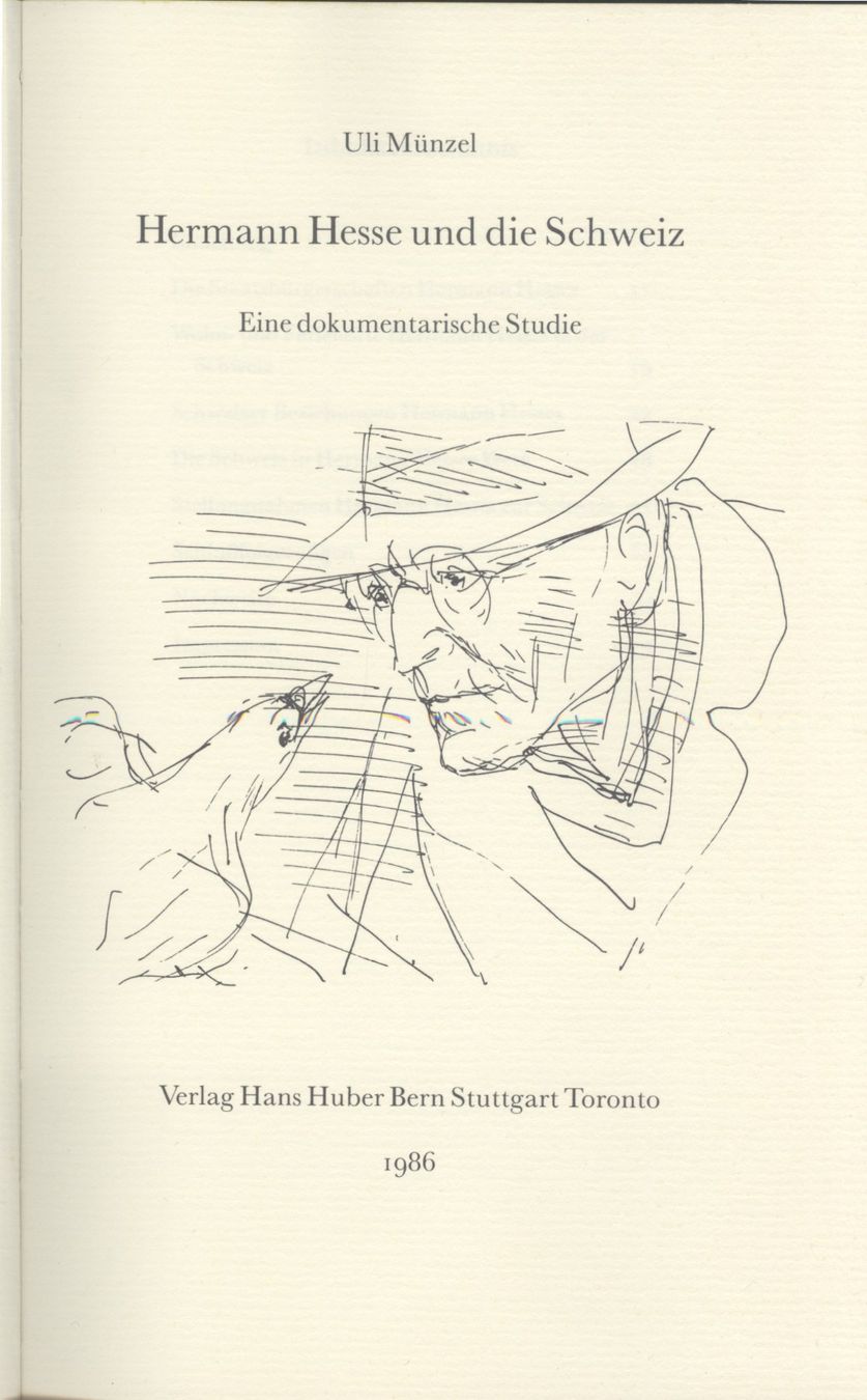 Libri: Hermann Hesse und die Schweiz - Uli Münzel – Nuovo (secondo la descrizione) da Biel/Bienne venduto da 07helios032 1