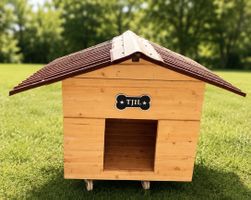 Hundehütte aus Holz