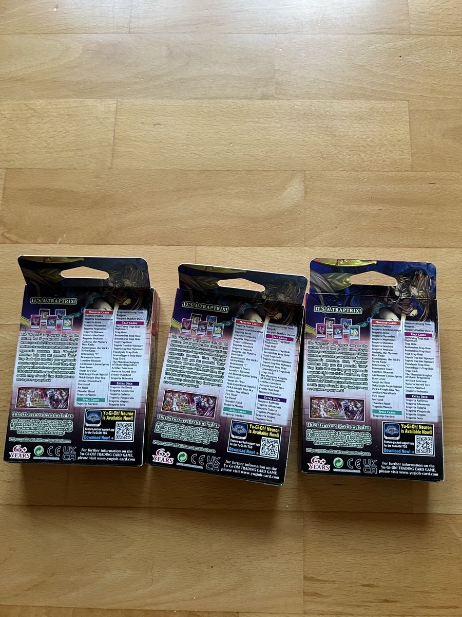 Yugioh Sammelbilder & Trading cards: Yu-Gi-Oh! Traptrix Structure Deck 3er Pack Neu & OVP  – Neu und originalverpackt aus Binningen von Nippon-cc 1
