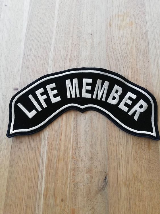 HARLEY DAVIDSON LIFE MEMBER PATCH GROSS (Neu und originalverpackt) in ...
