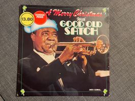 LOUIS ARMSTRONG: A MERRY CHRISTMAS WITH GOOD OLD SATCH (LP)