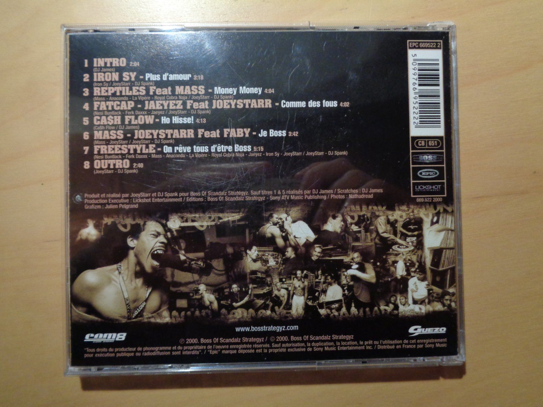 CD: BOSS - Volume 2 (Joey Starr-NTM) – Usato da Romainmôtier venduto da Iguazu12 1