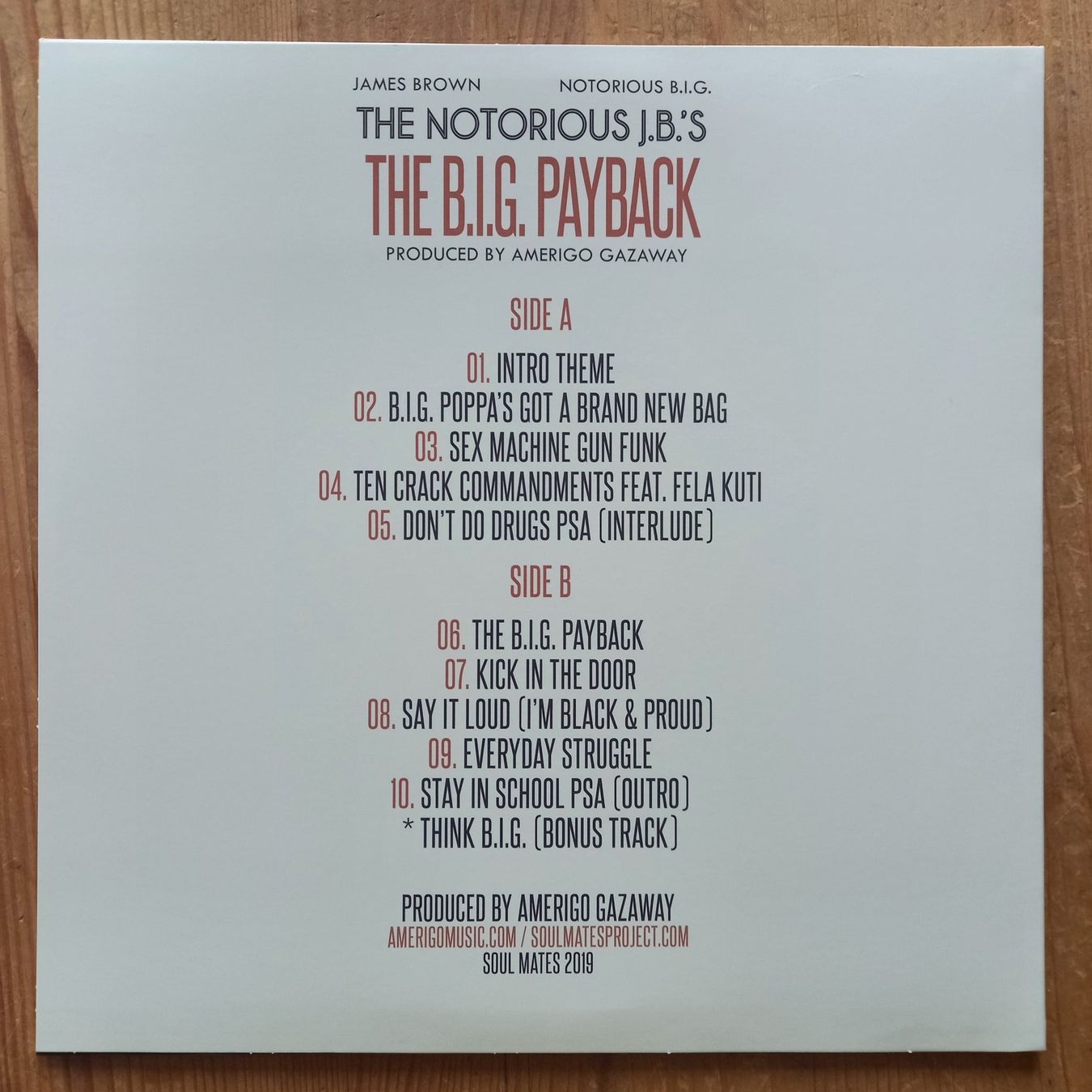 Dischi in vinile: The Notorious J.B.'s: The B.I.G. Payback 2xLP 2019 – Nuovo (secondo la descrizione) da münchenstein venduto da karl_heinz_krasser 1