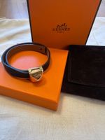 HERMÈS Médor leather bracelet