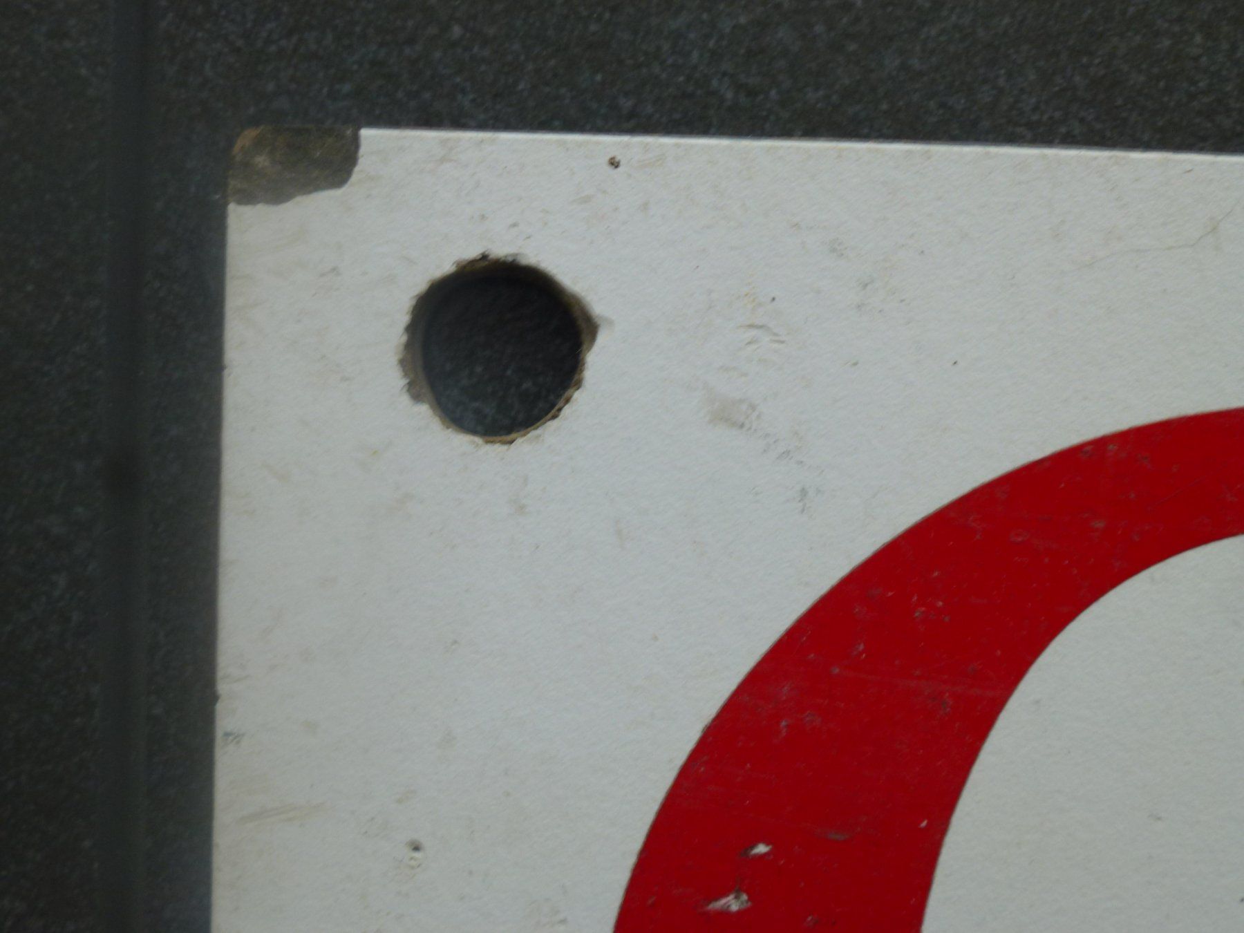 Ecriteaux: Vintage Schild "OFFEN"  weiss rot – D'occasion à Esslingen par eintagammeer 3