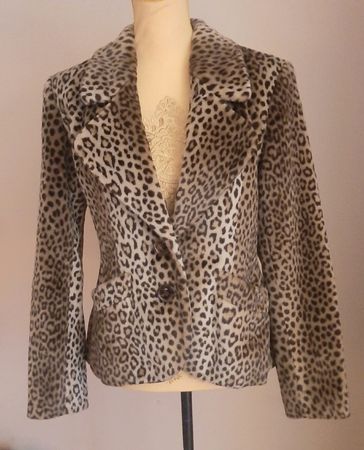 Veste Yves Saint Laurent léopard vintage
