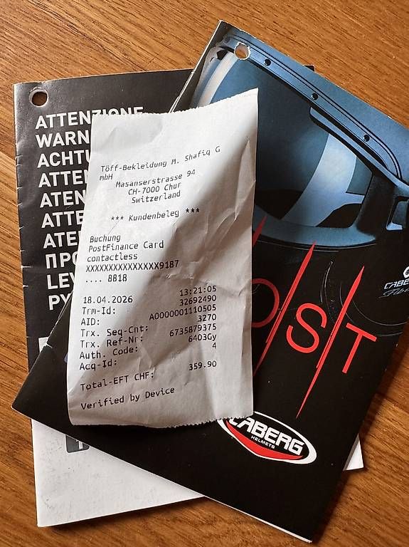 Caschi & visiere: Caberg Ghost Helm Grösse M absolut Neuwertig!  – Usato da Vilters venduto da Natalie_Gothe13 3