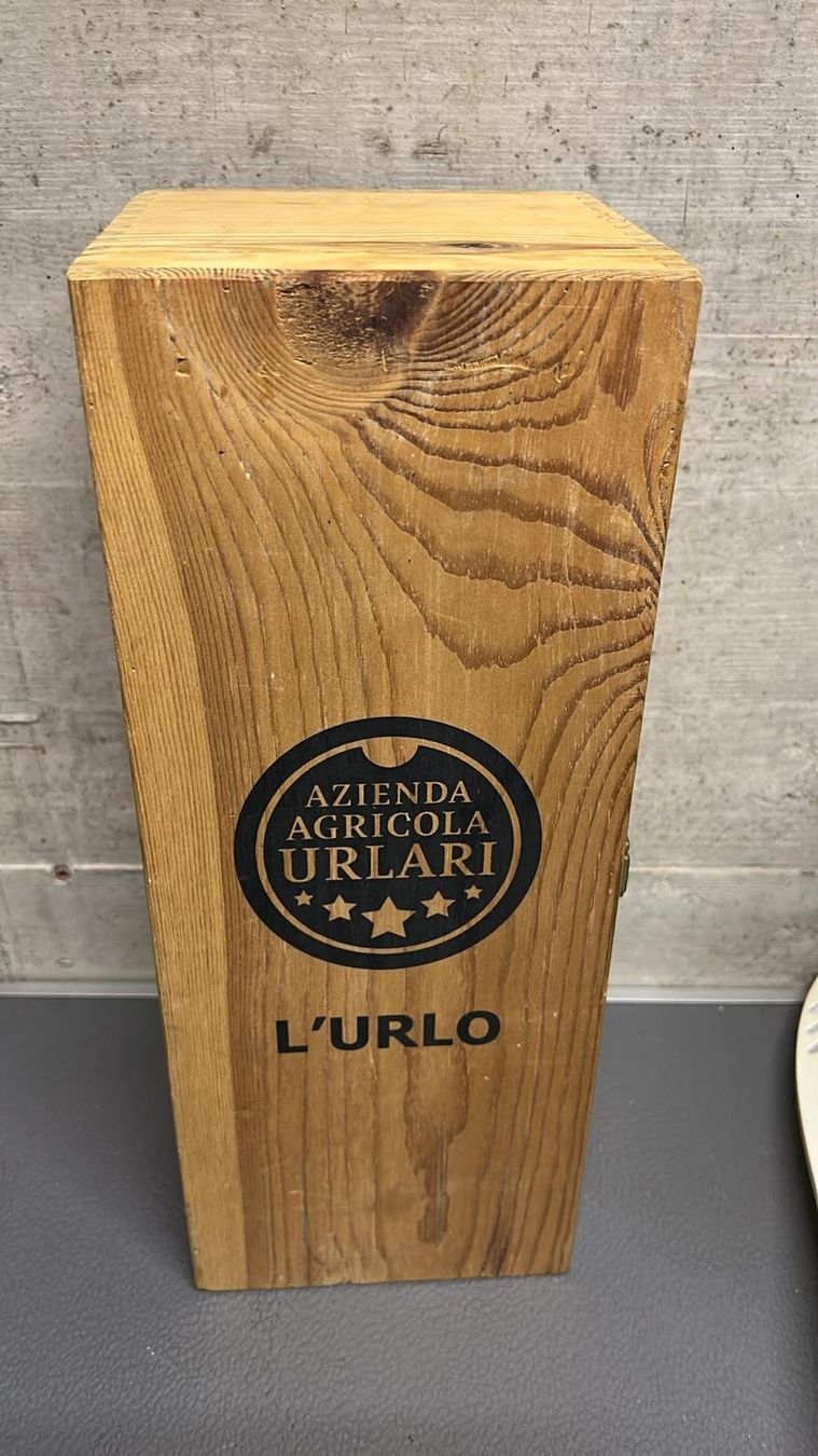 Portagioie: Scatola di legno vino "L'urlo" – Usato da Melano venduto da H-Sara 2